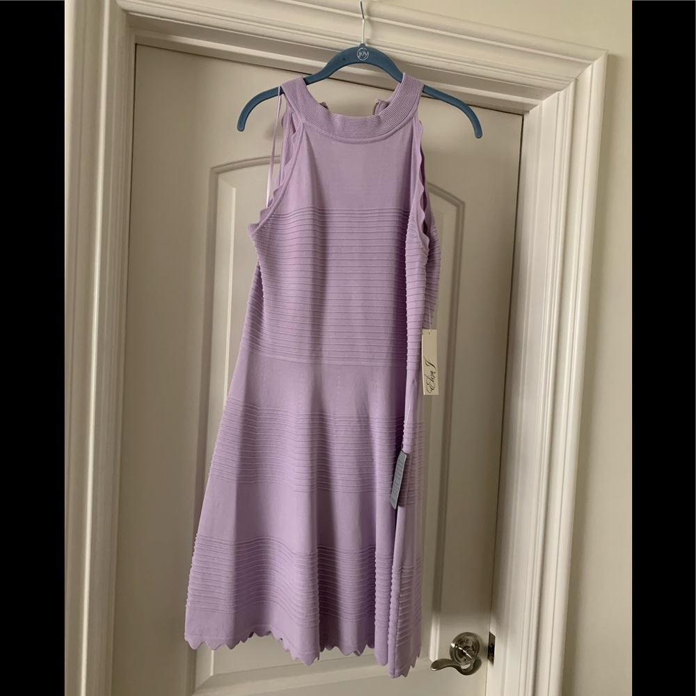Purple A line Bodycon Dress